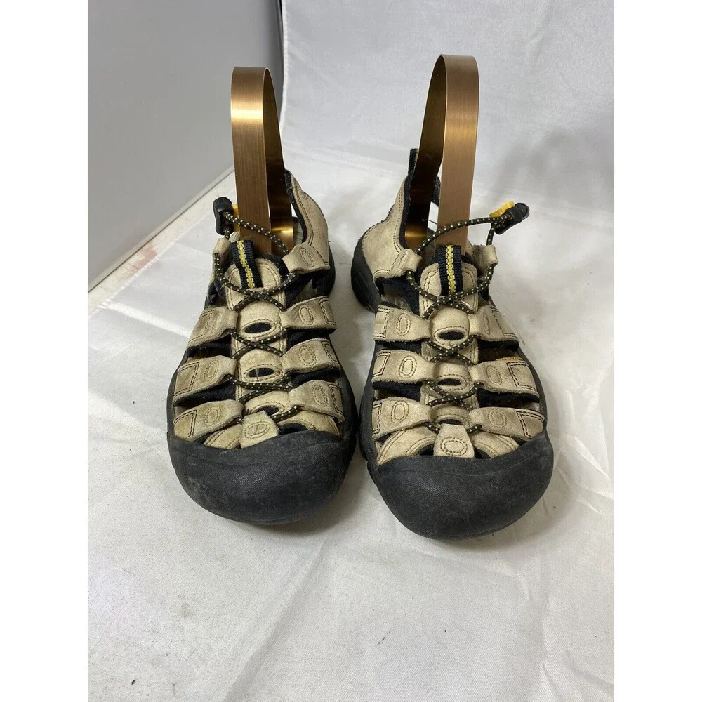 Keen Newport Water Hiking Sandals Mens Size 9 26cm Brown Leather Outdoor